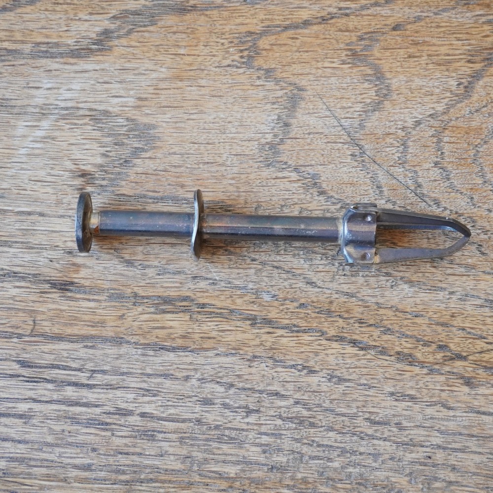 Vintage Sweden Silver Plated Mechanical Sugar Cube Tongs Olive Grabber Tool Good
